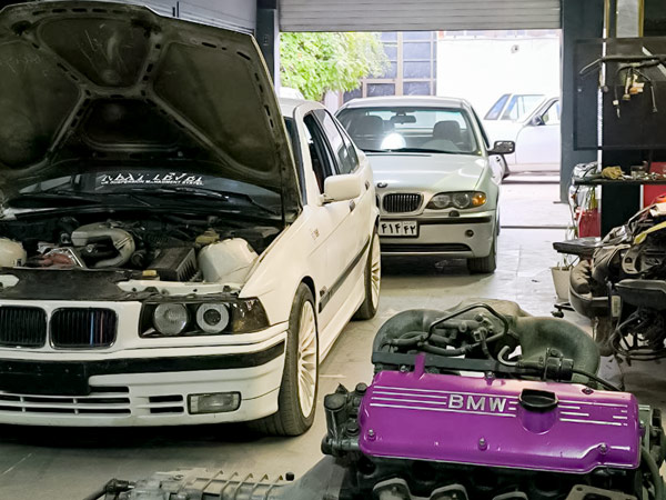 داینو و ریمپ بی ام و  bmw در مشهد