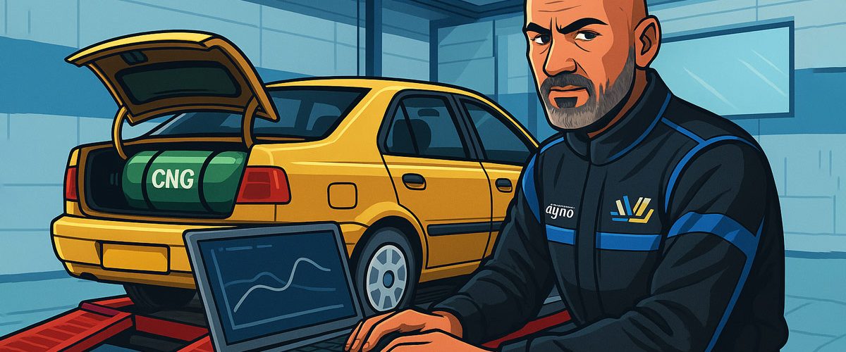 ریمپ و داینو خودروهای گازسوز در مشهد